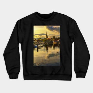 The River Thames At Marlow Crewneck Sweatshirt